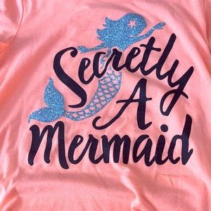 Big Girls Justice Short Sleeve T-Shirt 14/16 — Secretly A Mermaid
